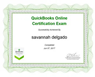 A certificate of completion for an online course.