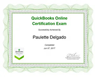 A certificate of completion for an online course.